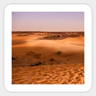 SCENERY 94 - Summer Desert Sand Dune Dry Plateau Landscape Sticker